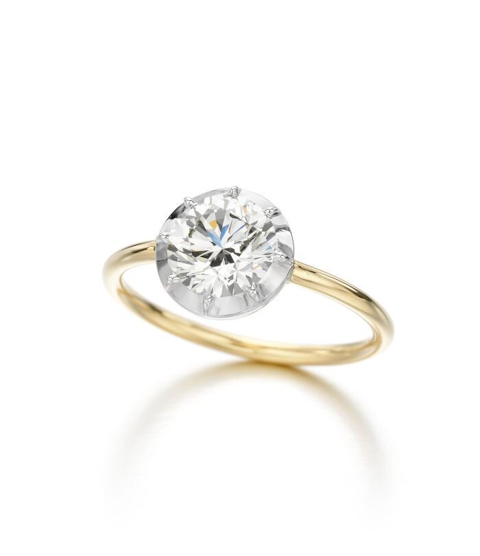Jessica McCormack Signature 1ct Button Back Ring UFO No More